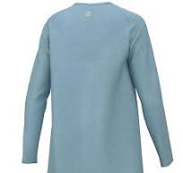 Crystal Blue Huk® Flow Crew size: X-Small image 1