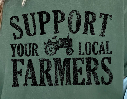 Support Your Local Farmers (black)