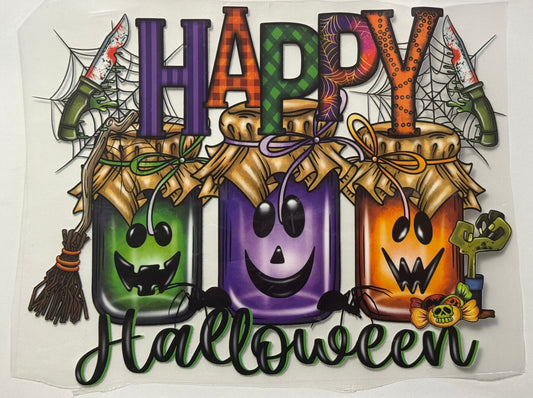 Happy Halloween Jars