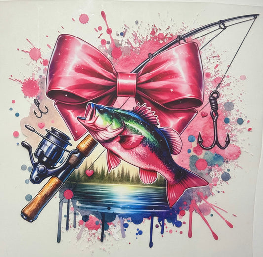Fishing Pink Bow