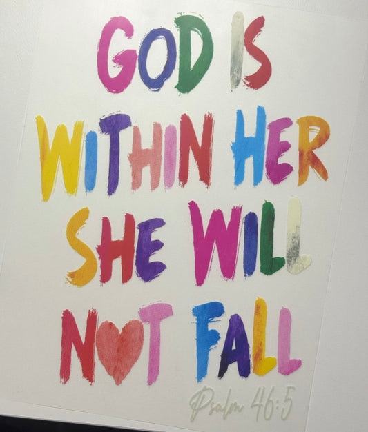 God is within her