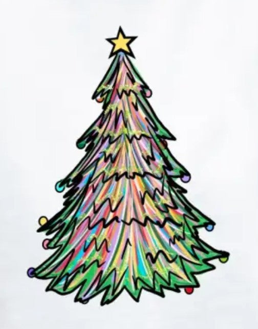 Watercolor Christmas Tree