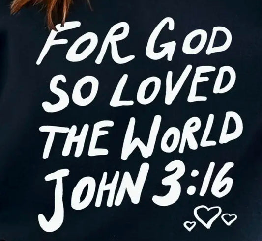 For God So Loved...(white)