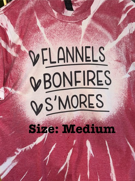 Flannels Bonfires S'Mores size Medium $18