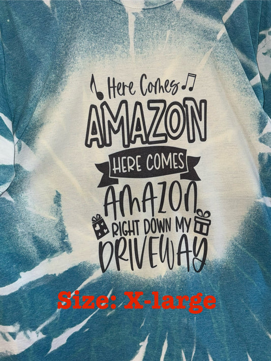 Here comes Amazon... size X-Large $18